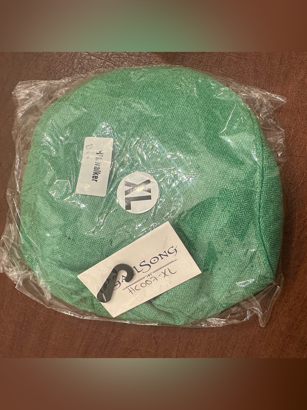 NWT Gael Song Celtic Compaby Men's XL Green Irish Wool Blend Beret